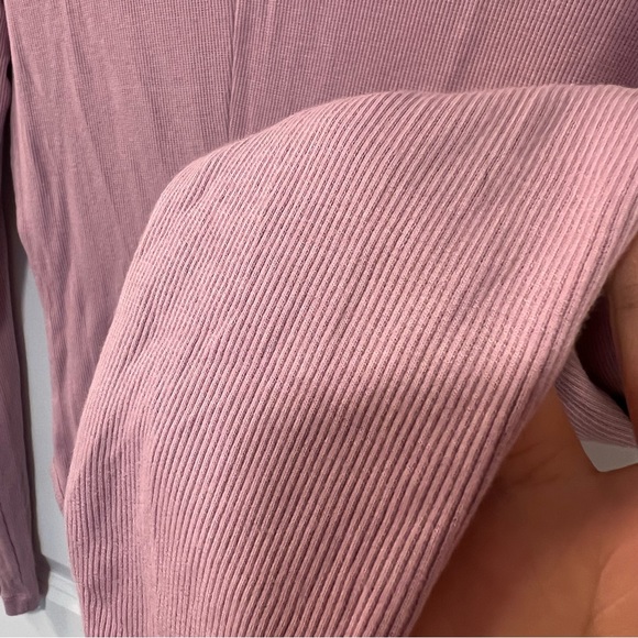 Fleur du Mal Black Henley ribbed bodysuit size S - Picture 14 of 14